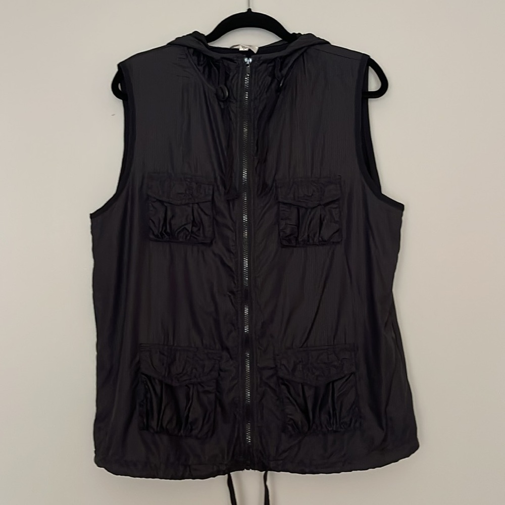 PH8 Womens Utility Hooded Nylon Vest Size L